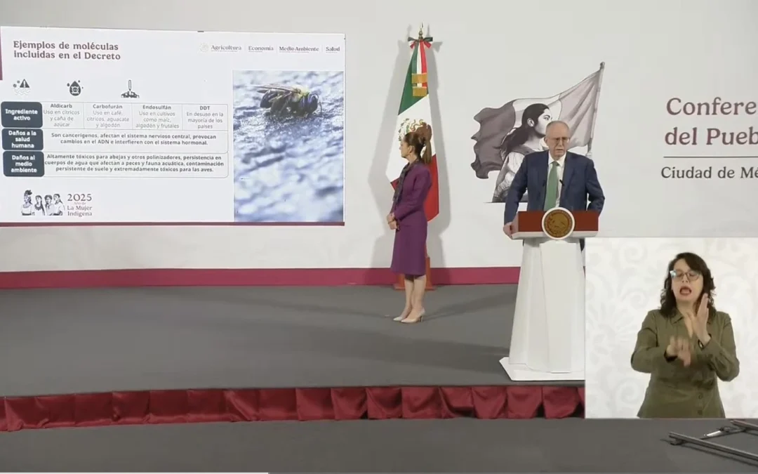 Gobierno de México prohíbe 35 plaguicidas peligrosos