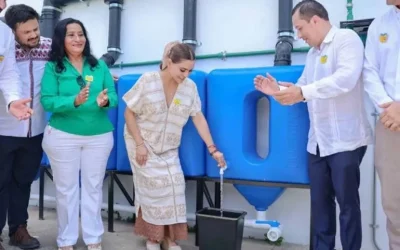 Gobierno de Guerrero entrega sistemas de captación de agua a escuelas