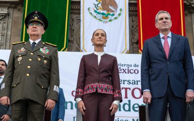 En la conmemoración de la Independencia, presidenta Sheinbaum defiende la soberanía nacional