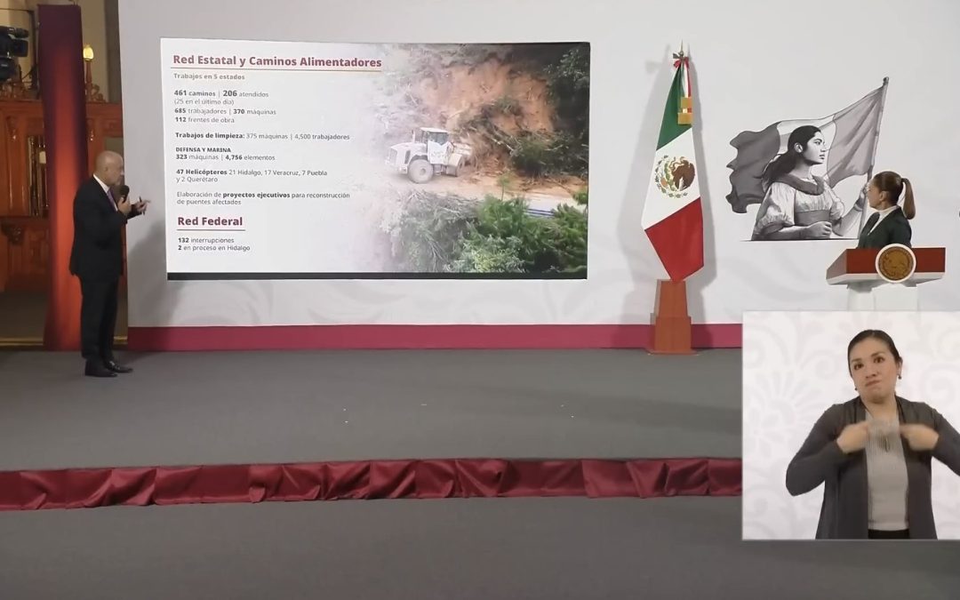 Hay 72 muertos por intensas lluvias en cuatro entidades: Gobierno federal