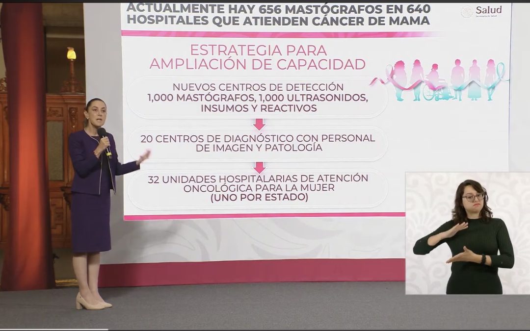Gobierno federal anuncia inversión de 8 mil mdp para la detección del cáncer de mama