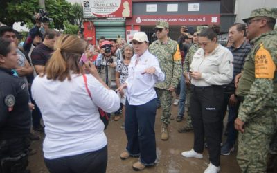 Se desborda el río Cazones, en Veracruz, Gobierno del estado atiende municipios afectados