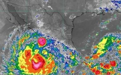 SMN informa efectos por Priscilla, huracán categoría 1