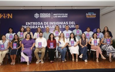 Mérida reconoce a 18 empresas comprometidas con la seguridad de las mujeres