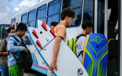 Inauguran servicio de transporte gratuito a playas de Cancún