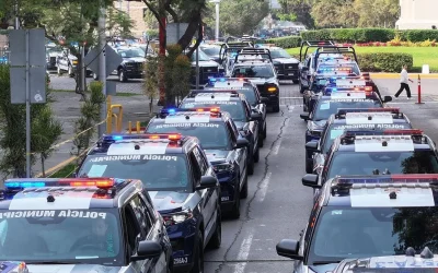 Entregan 120 nuevas patrullas para la policía de Tijuana