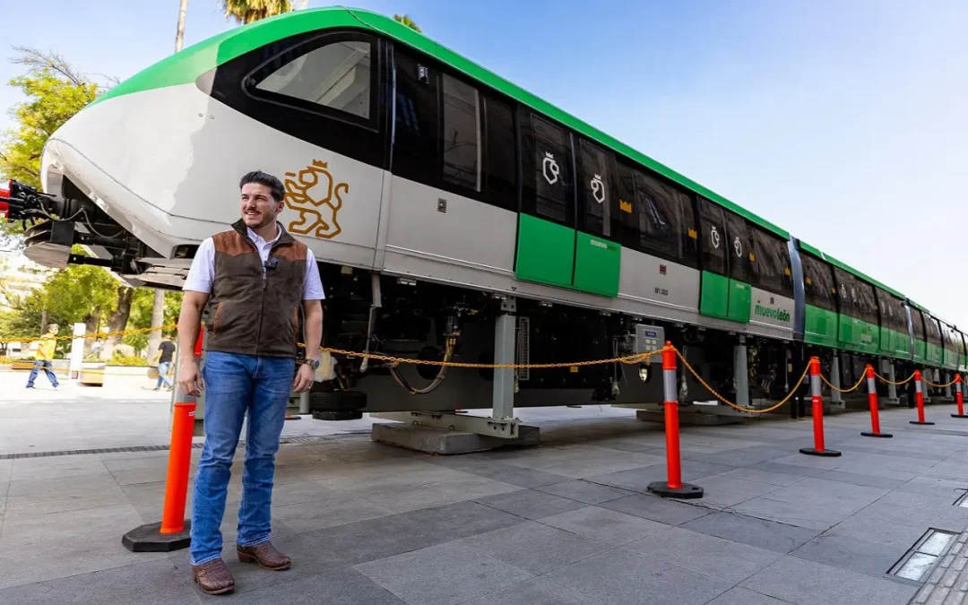 Nuevo León muestra primer tren que operará en el Mundial 2026