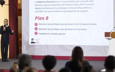 Presidenta Sheinbaum presenta detalles del plan B sobre la reforma electoral