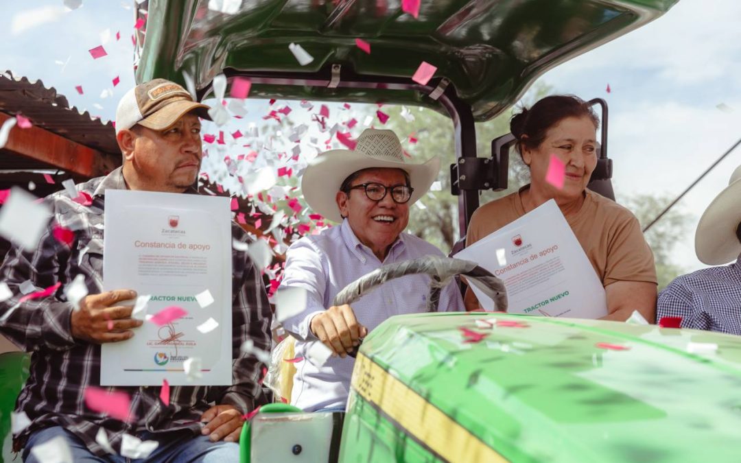 Arranca David Monreal Ávila ciclo agrícola 2026 con apoyos al campo por más de 731 mdp