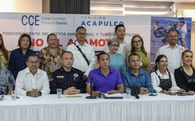 ‘No’ al Acamoto 2026: empresarios en Acapulco