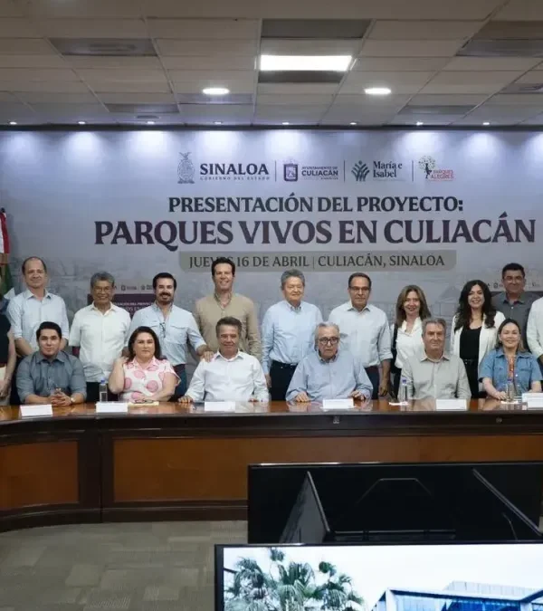 Alcalde de Culiacán apoya programa «Parques Vivos 4×1» para impulsar la recuperación de espacios públicos