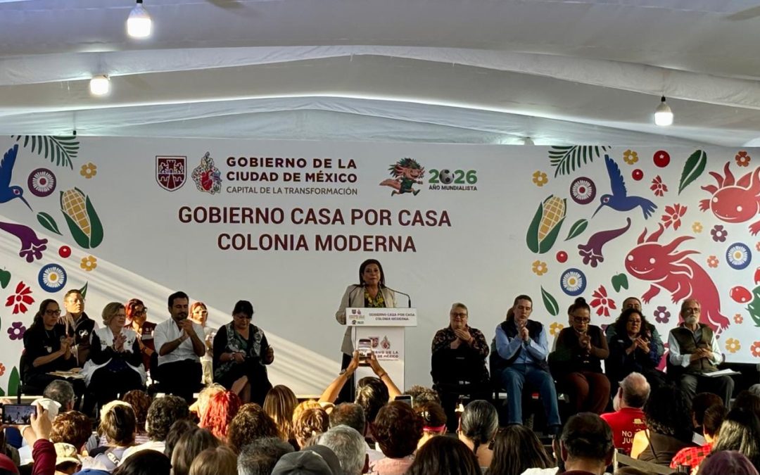 Gobierno de CDMX refuerza servicios en la colonia Moderna con programa “Casa por casa”