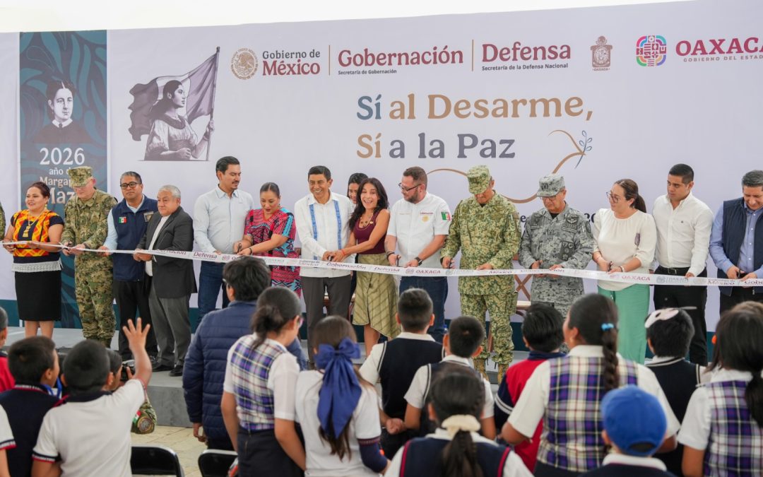 Oaxaca se suma al desarme voluntario