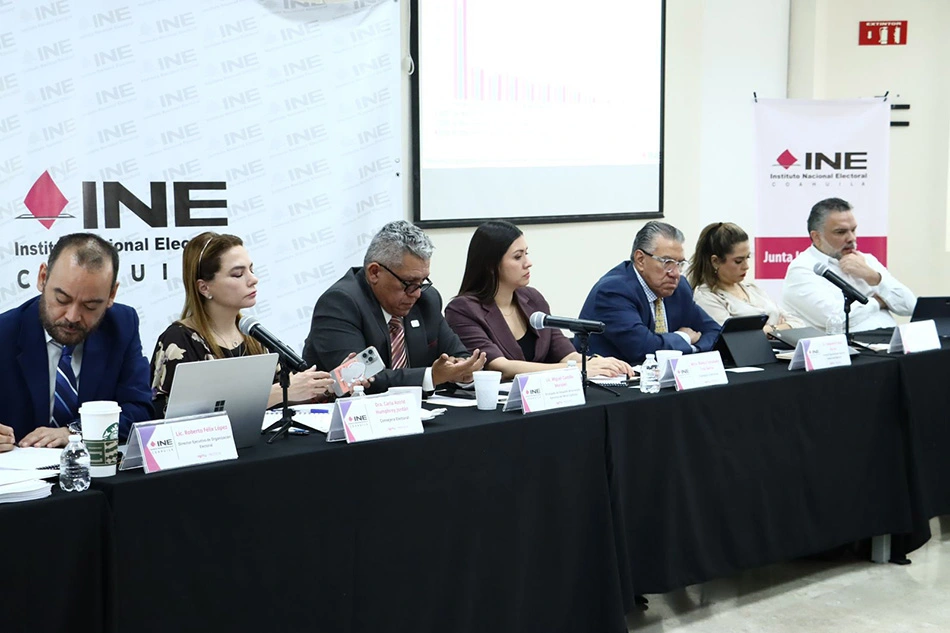 INE Coahuila presenta avances del proceso electoral local ante la COTSPEL