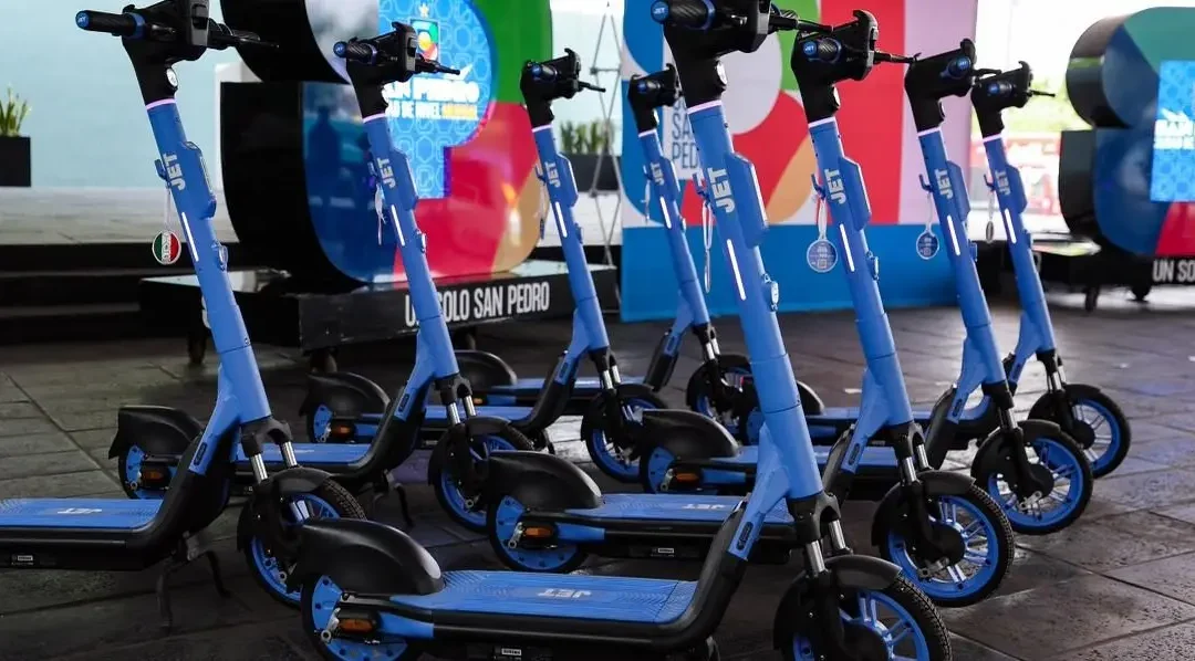 San Pedro Garza García anuncia integración de scooters eléctricos de Jet a programa de micromovilidad