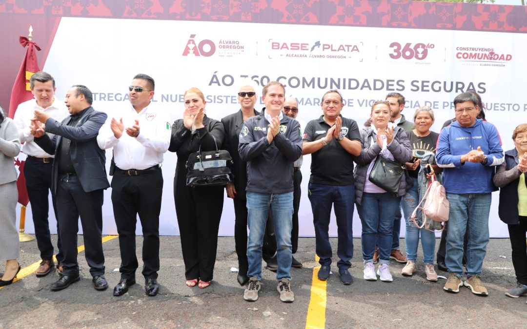 Álvaro Obregón fortalece estrategia de seguridad con 209 nuevas cámaras de vigilancia