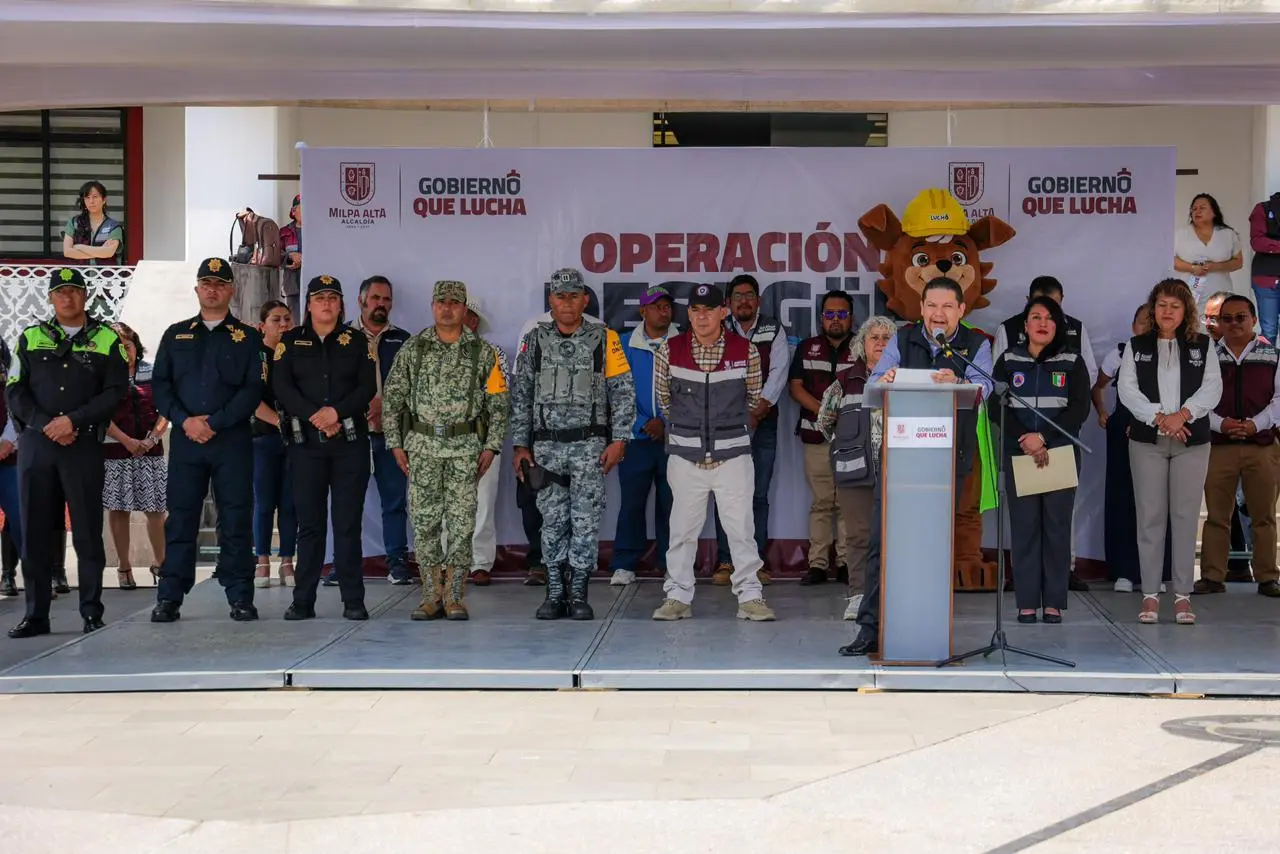 Milpa Alta activa Operación Desagüe 2026