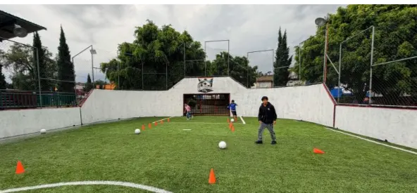 Naucalpan transforma campo de futbol de San Juan Totoltepec con el Mundial Social