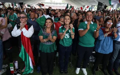 Sheinbaum y Brugada siguen la inauguración del Mundial 2026 desde la GAM