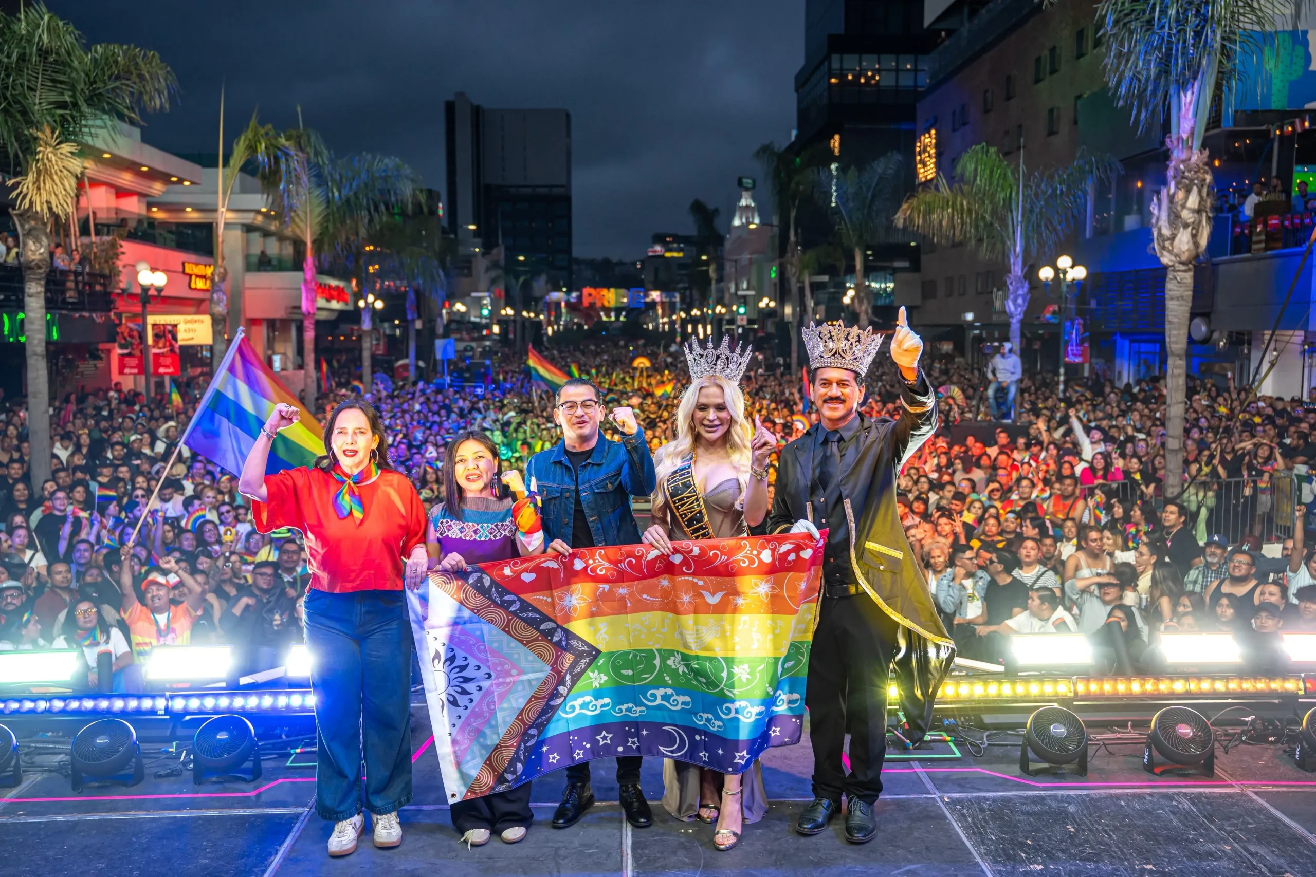 Tijuana refrenda respaldo a la comunidad LGBTTTQI+ con marcha y concierto del Orgullo