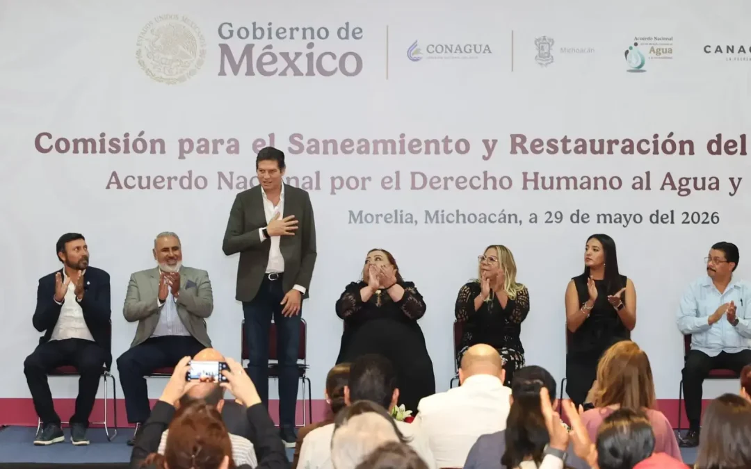 Conagua reconoce Plan Hídrico de Morelia; proyecta garantizar agua para los próximos 50 años