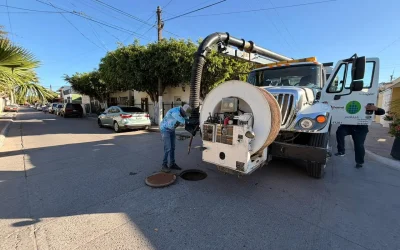 Disminuyen 62.5% reportes por drenajes tapados en Los Mochis durante mayo