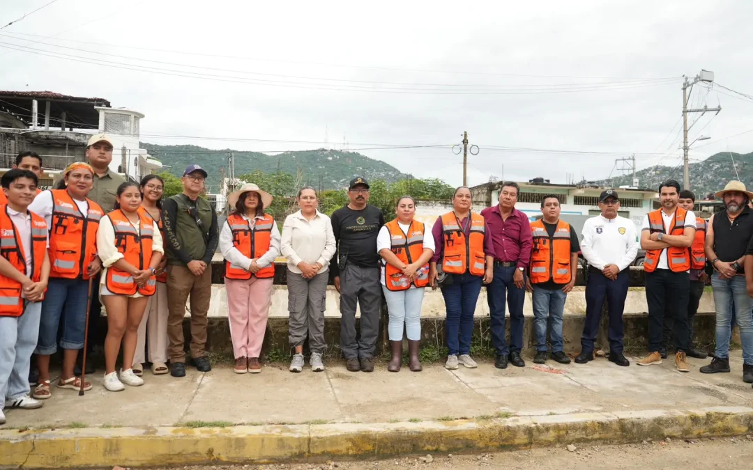Refuerza Acapulco vigilancia en canales y cauces ante pronóstico de lluvias por la Depresión Tropical Dos-E