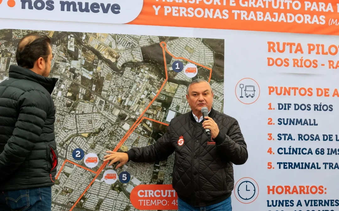 Guadalupe supera el millón de viajes gratuitos con el programa “Guadalupe Nos Mueve”