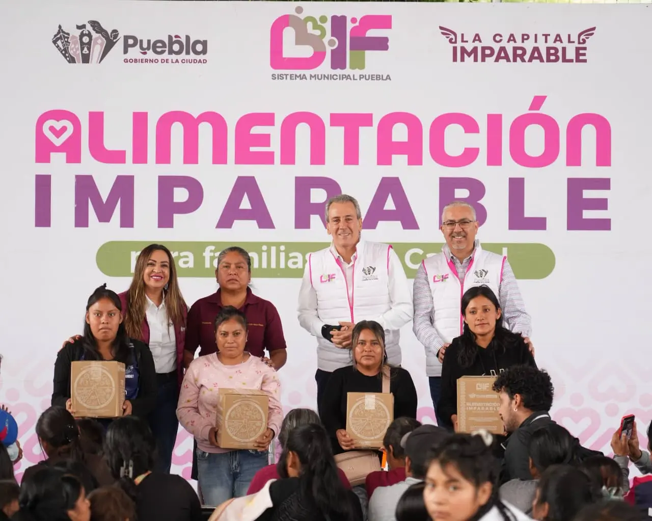 San Andrés Azumiatla recibe 3 mil despensas para familias vulnerables