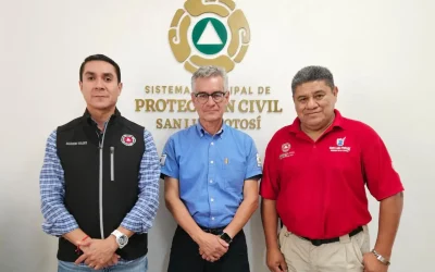 Protección Civil de San Luis Potosí se integra a red federal para fortalecer la atención de emergencias