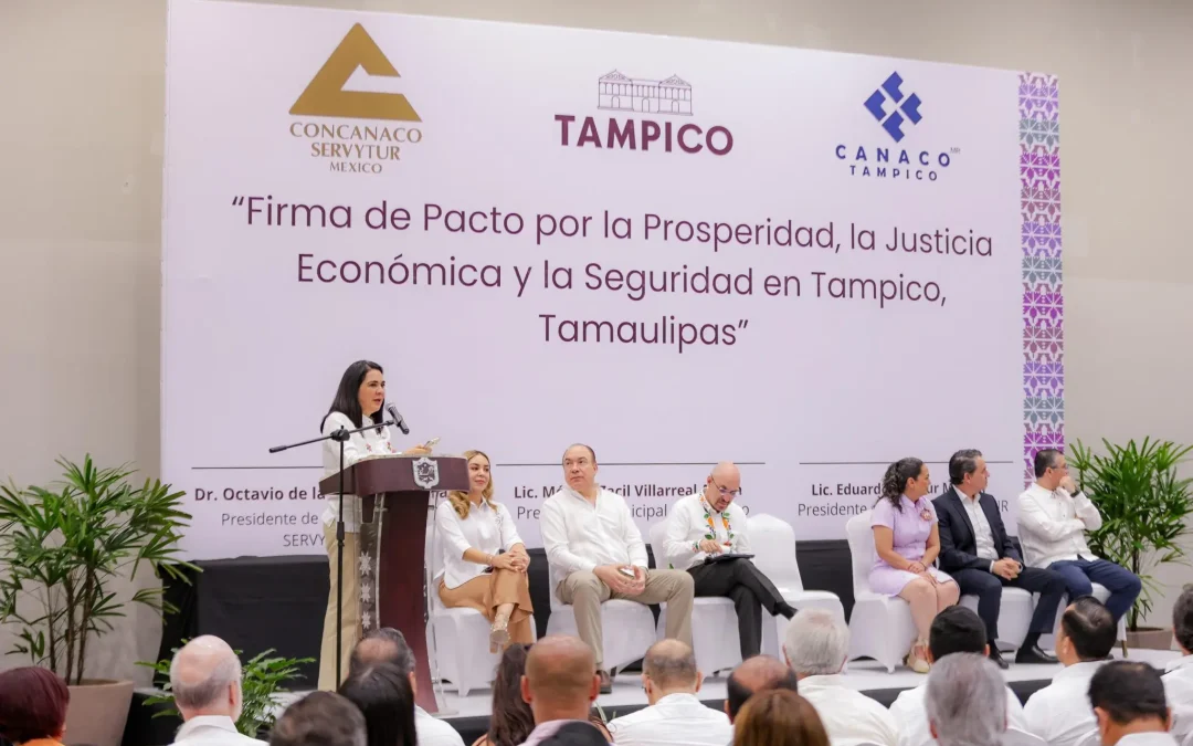 Tampico firma “Pacto por la Prosperidad” para fortalecer el desarrollo económico y la generación de empleos