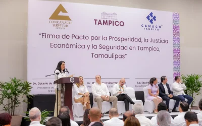Tampico firma “Pacto por la Prosperidad” para fortalecer el desarrollo económico y la generación de empleos
