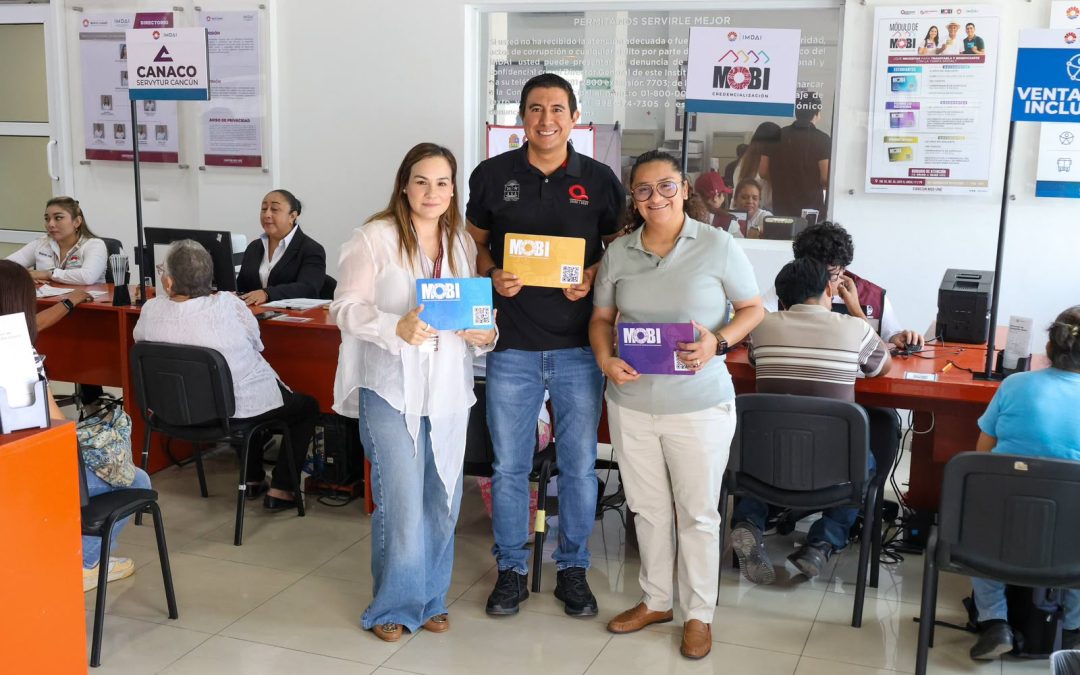 Cancún facilita acceso a la Tarifa Social de MOBI con nuevo módulo de credencialización