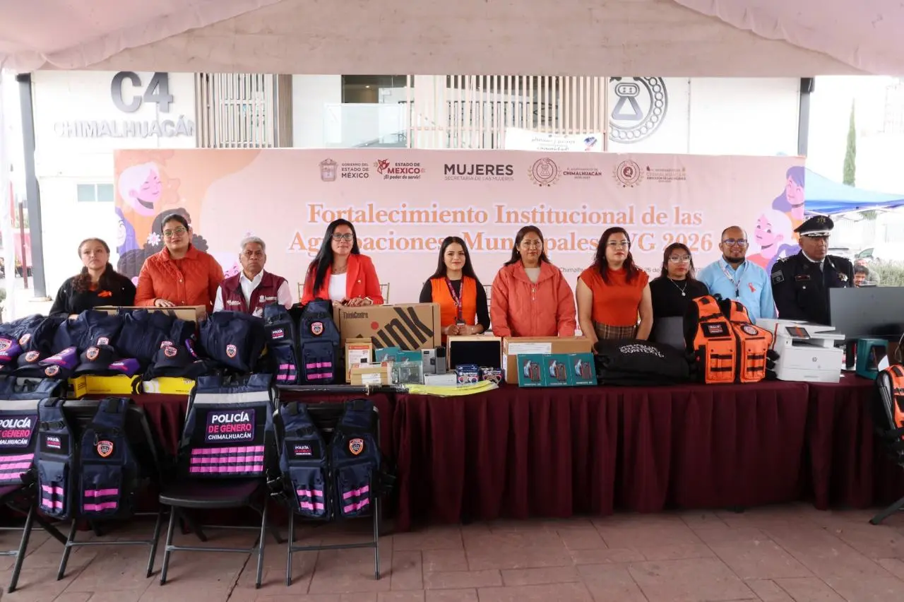 Chimalhuacán refuerza Policía de Género y Célula de Búsqueda ante violencia contra mujeres