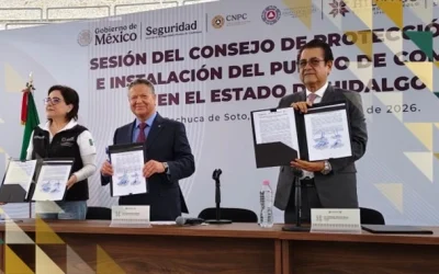 CNPC y Gobierno de Hidalgo fortalecen coordinación preventiva con instalación de puesto de comando interinstitucional