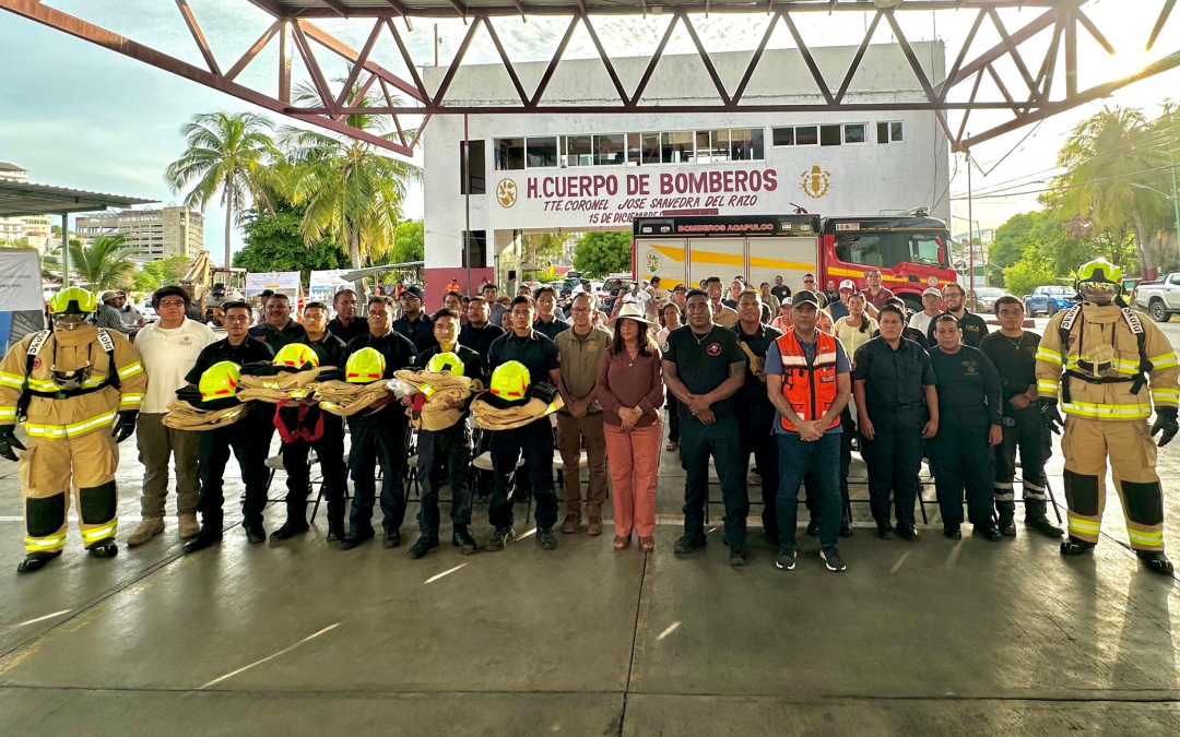 Acapulco invierte 16.3 mdp para rehabilitar estación de Bomberos y fortalecer Protección Civil