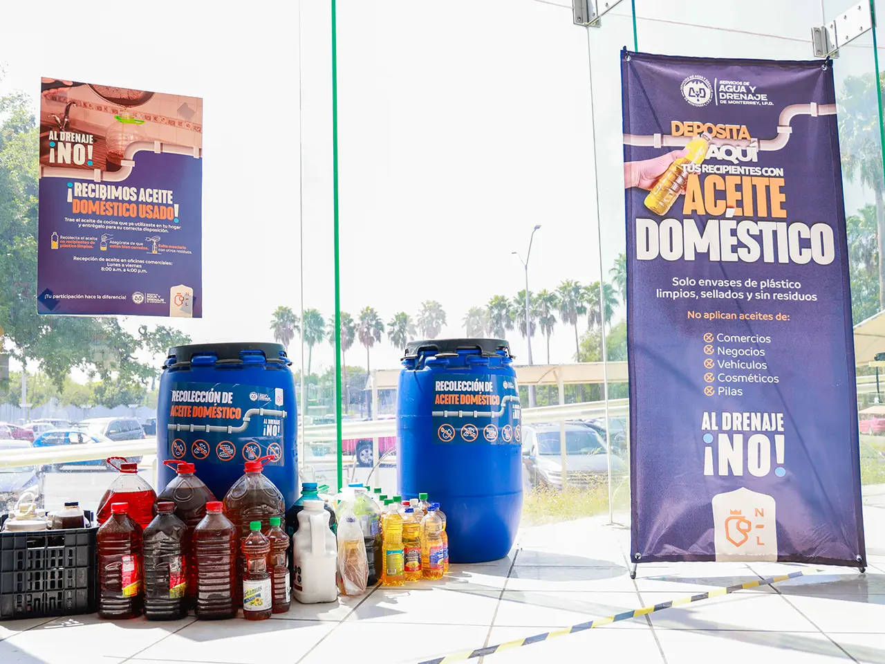En Nuevo León, suma campaña “Al Drenaje No”, 900 litros de aceite doméstico a casi dos meses de su arranque