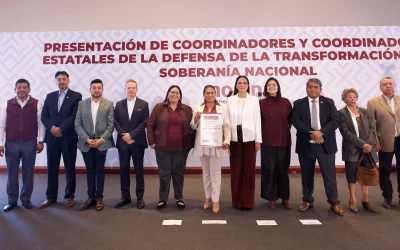 Morena continúa con coordinaciones estatales rumbo a 2027; designan  SLP, Tlaxcala y Nuevo León.