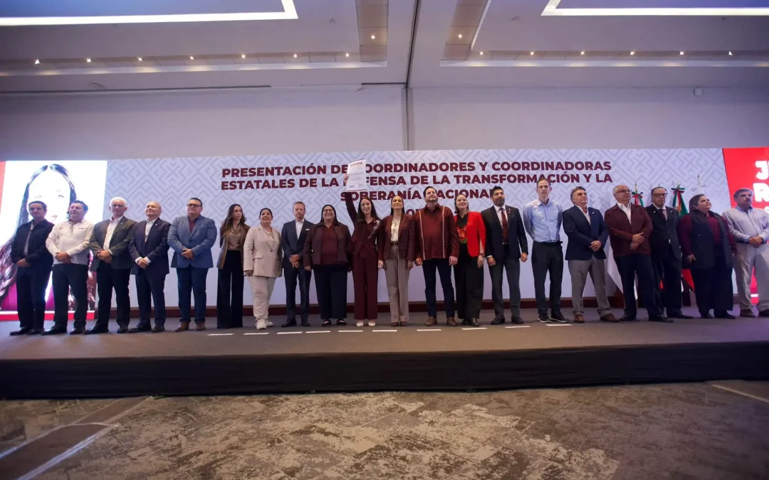 Morena suma coordinaciones estatales ya designadas rumbo a las elecciones de 2027