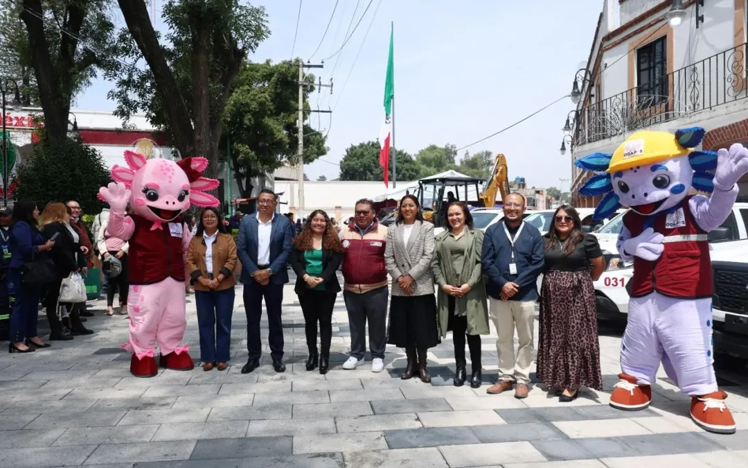 Chimalhuacán fortalece ODAPAS con nuevo parque vehicular