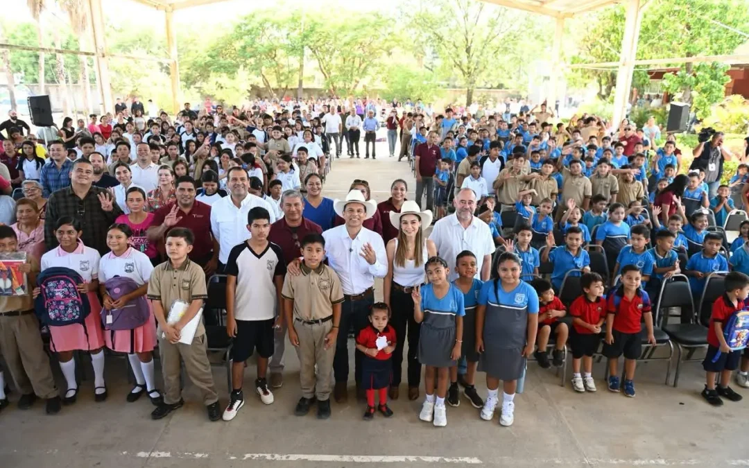 “Pasos por la Educación” lleva kits escolares a estudiantes rurales de Ciudad Victoria