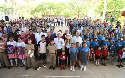 “Pasos por la Educación” lleva kits escolares a estudiantes rurales de Ciudad Victoria