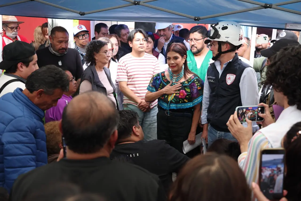 Gobierno de CDMX y Álvaro Obregón anuncian apoyos tras explosión en Minas de Cristo
