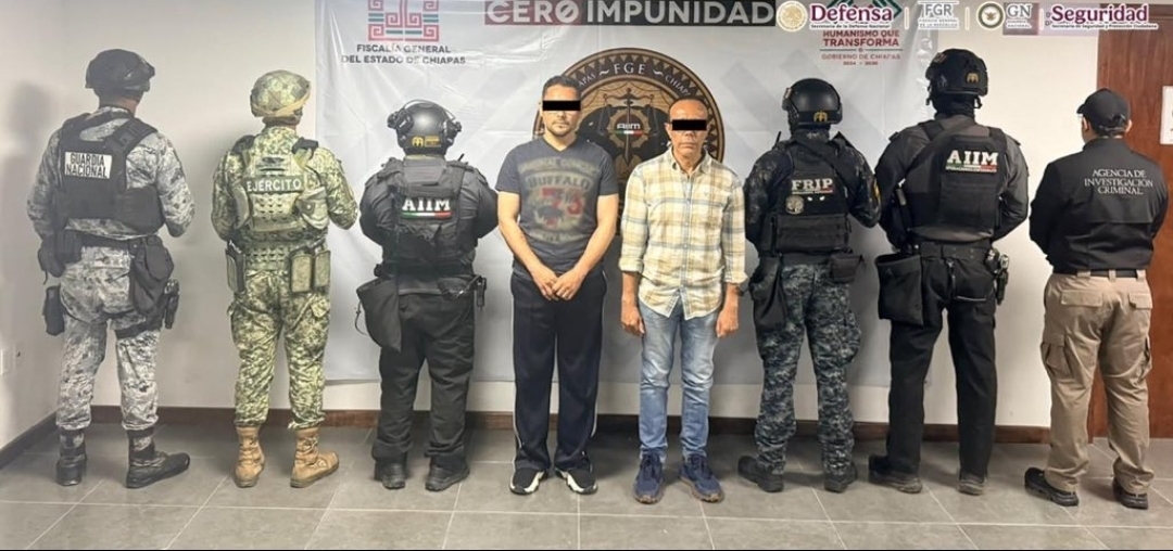Detienen a 21 personas por Operación Enjambre en Chiapas, entre ellas al Presidente municipal de Suchiapa