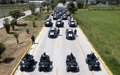San Martín Texmelucan invierte en seguridad con 19 nuevas patrullas y capacitación policial