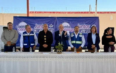 “Juntos Construimos” atiende escuelas afectadas por lluvia en Ciudad Juárez