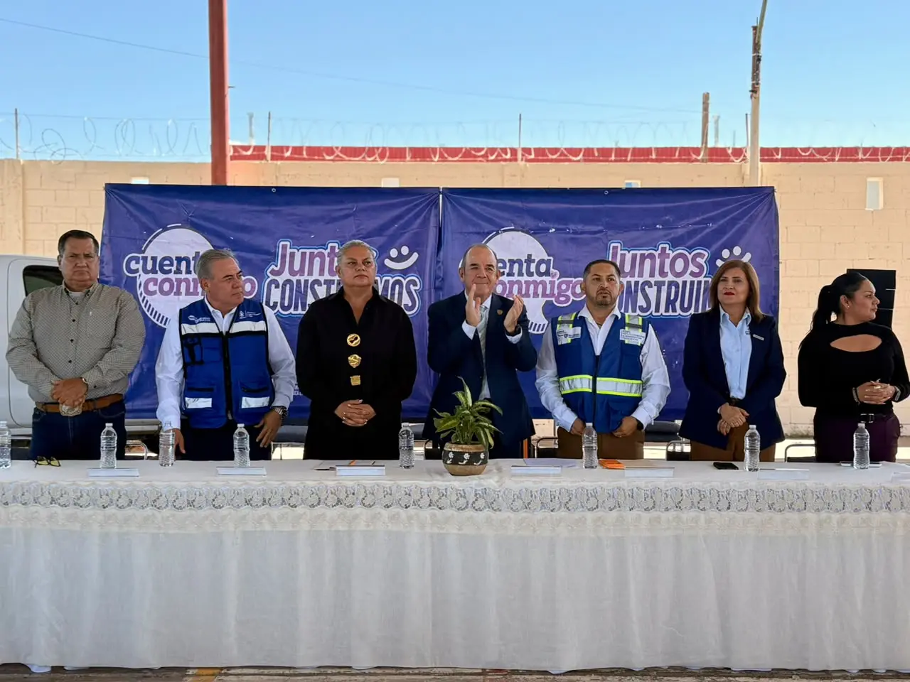 “Juntos Construimos” atiende escuelas afectadas por lluvia en Ciudad Juárez